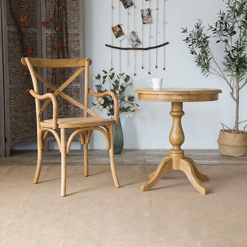 Farmhouse Wood Dining Room Chairs Wicker Dining Arm Chairs for Restaurant Use Clearhalo ' kitchen&dining_furn' 'Dining Chairs' 'Dining Tables & Seating' 'dining_chair' 'furn' 'furn_dining_chair' 'Furniture' 'furniture_dining_chair' 'Kitchen & Dining Furniture' 'kitchen' 4103410