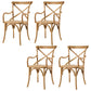 Farmhouse Wood Dining Room Chairs Wicker Dining Arm Chairs for Restaurant Use Natural 4 Piece Set Clearhalo ' kitchen&dining_furn' 'Dining Chairs' 'Dining Tables & Seating' 'dining_chair' 'furn' 'furn_dining_chair' 'Furniture' 'furniture_dining_chair' 'Kitchen & Dining Furniture' 'kitchen' 4103417
