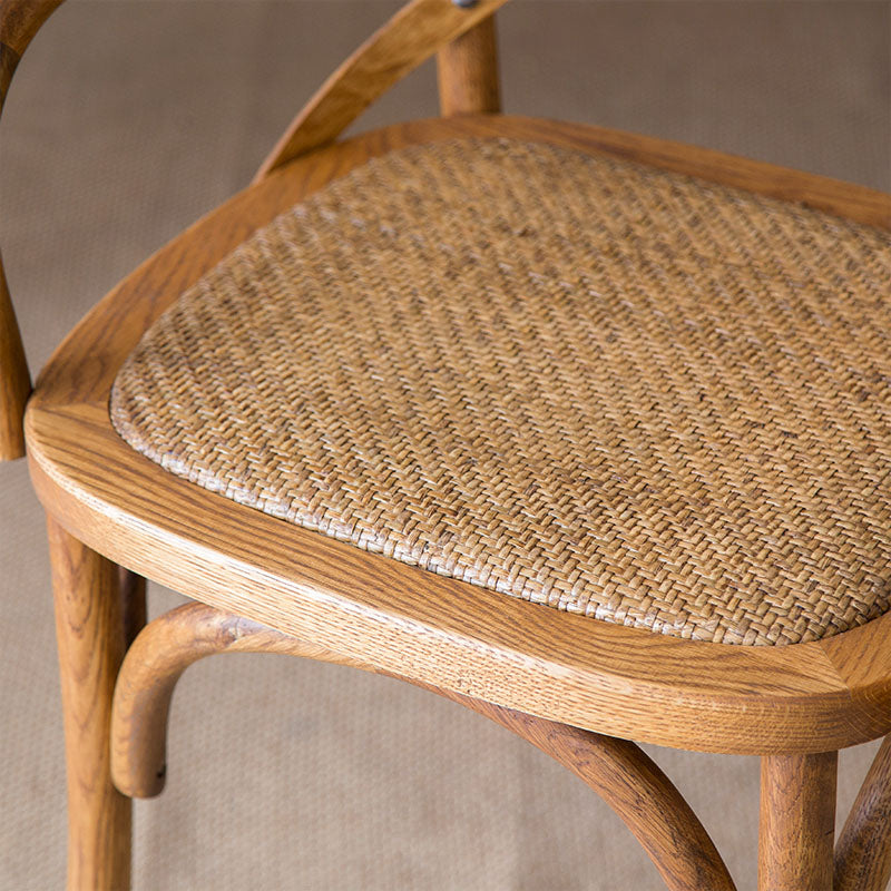 Farmhouse Wood Dining Room Chairs Wicker Dining Arm Chairs for Restaurant Use Clearhalo ' kitchen&dining_furn' 'Dining Chairs' 'Dining Tables & Seating' 'dining_chair' 'furn' 'furn_dining_chair' 'Furniture' 'furniture_dining_chair' 'Kitchen & Dining Furniture' 'kitchen' 4103422