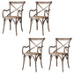 Farmhouse Wood Dining Room Chairs Wicker Dining Arm Chairs for Restaurant Use Grey 4 Piece Set Clearhalo ' kitchen&dining_furn' 'Dining Chairs' 'Dining Tables & Seating' 'dining_chair' 'furn' 'furn_dining_chair' 'Furniture' 'furniture_dining_chair' 'Kitchen & Dining Furniture' 'kitchen' 4103424