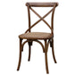 Farmhouse Wood Dining Room Chairs Cross Back Side Armless Chairs for Restaurant Use Clearhalo ' kitchen&dining_furn' 'Dining Chairs' 'Dining Tables & Seating' 'dining_chair' 'furn' 'furn_dining_chair' 'Furniture' 'furniture_dining_chair' 'Kitchen & Dining Furniture' 'kitchen' 4103438