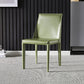 Designer Style Saddle Leather Home Side Chair Parsons Matte Finish Dining Chair Green 1 Piece Clearhalo ' kitchen&dining_furn' 'Dining Chairs' 'Dining Tables & Seating' 'dining_chair' 'furn' 'furn_dining_chair' 'Furniture' 'furniture_dining_chair' 'Kitchen & Dining Furniture' 'kitchen' 4103457