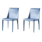 Designer Style Saddle Leather Home Side Chair Parsons Matte Finish Dining Chair Light Blue 2 Piece Set Clearhalo ' kitchen&dining_furn' 'Dining Chairs' 'Dining Tables & Seating' 'dining_chair' 'furn' 'furn_dining_chair' 'Furniture' 'furniture_dining_chair' 'Kitchen & Dining Furniture' 'kitchen' 4103468