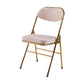 Scandinavian Open Back Velvet Side Chair Matte Finish Folding Dining Chairs Pink 1 Piece Clearhalo ' kitchen&dining_furn' 'Dining Chairs' 'Dining Tables & Seating' 'dining_chair' 'furn' 'furn_dining_chair' 'Furniture' 'furniture_dining_chair' 'Kitchen & Dining Furniture' 'kitchen' 4103501