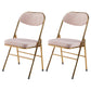 Scandinavian Open Back Velvet Side Chair Matte Finish Folding Dining Chairs Pink 2 Piece Set Clearhalo ' kitchen&dining_furn' 'Dining Chairs' 'Dining Tables & Seating' 'dining_chair' 'furn' 'furn_dining_chair' 'Furniture' 'furniture_dining_chair' 'Kitchen & Dining Furniture' 'kitchen' 4103503