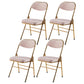Scandinavian Open Back Velvet Side Chair Matte Finish Folding Dining Chairs Pink 4 Piece Set Clearhalo ' kitchen&dining_furn' 'Dining Chairs' 'Dining Tables & Seating' 'dining_chair' 'furn' 'furn_dining_chair' 'Furniture' 'furniture_dining_chair' 'Kitchen & Dining Furniture' 'kitchen' 4103505