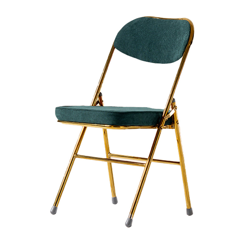 Scandinavian Open Back Velvet Side Chair Matte Finish Folding Dining Chairs Green 1 Piece Clearhalo ' kitchen&dining_furn' 'Dining Chairs' 'Dining Tables & Seating' 'dining_chair' 'furn' 'furn_dining_chair' 'Furniture' 'furniture_dining_chair' 'Kitchen & Dining Furniture' 'kitchen' 4103518