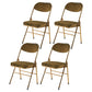 Scandinavian Open Back Velvet Side Chair Matte Finish Folding Dining Chairs Light Brown 4 Piece Set Clearhalo ' kitchen&dining_furn' 'Dining Chairs' 'Dining Tables & Seating' 'dining_chair' 'furn' 'furn_dining_chair' 'Furniture' 'furniture_dining_chair' 'Kitchen & Dining Furniture' 'kitchen' 4103526