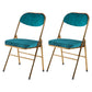 Scandinavian Open Back Velvet Side Chair Matte Finish Folding Dining Chairs Lake Blue 2 Piece Set Clearhalo ' kitchen&dining_furn' 'Dining Chairs' 'Dining Tables & Seating' 'dining_chair' 'furn' 'furn_dining_chair' 'Furniture' 'furniture_dining_chair' 'Kitchen & Dining Furniture' 'kitchen' 4103531