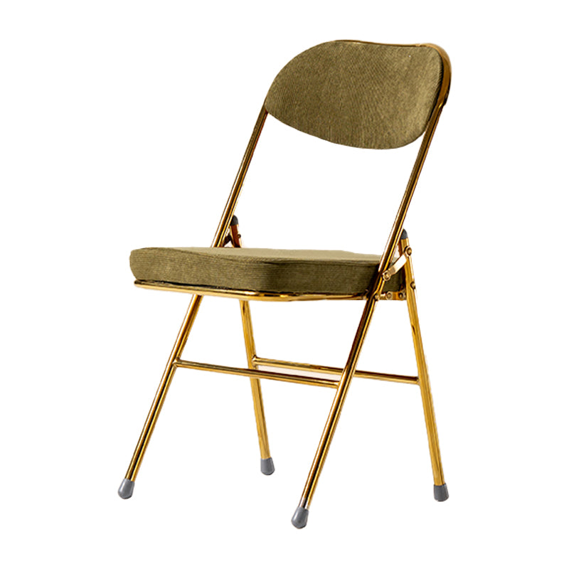 Scandinavian Open Back Velvet Side Chair Matte Finish Folding Dining Chairs Olive Green 1 Piece Clearhalo ' kitchen&dining_furn' 'Dining Chairs' 'Dining Tables & Seating' 'dining_chair' 'furn' 'furn_dining_chair' 'Furniture' 'furniture_dining_chair' 'Kitchen & Dining Furniture' 'kitchen' 4103536