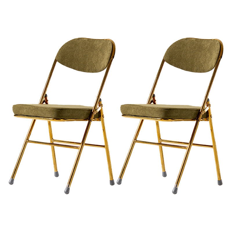 Scandinavian Open Back Velvet Side Chair Matte Finish Folding Dining Chairs Olive Green 2 Piece Set Clearhalo ' kitchen&dining_furn' 'Dining Chairs' 'Dining Tables & Seating' 'dining_chair' 'furn' 'furn_dining_chair' 'Furniture' 'furniture_dining_chair' 'Kitchen & Dining Furniture' 'kitchen' 4103537