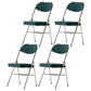 Scandinavian Open Back Velvet Side Chair Matte Finish Folding Dining Chairs Peacock Green 4 Piece Set Clearhalo ' kitchen&dining_furn' 'Dining Chairs' 'Dining Tables & Seating' 'dining_chair' 'furn' 'furn_dining_chair' 'Furniture' 'furniture_dining_chair' 'Kitchen & Dining Furniture' 'kitchen' 4103541