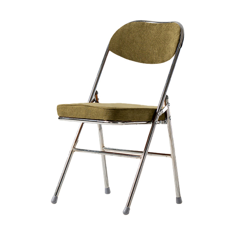 Scandinavian Open Back Velvet Side Chair Matte Finish Folding Dining Chairs Pea Green 1 Piece Clearhalo ' kitchen&dining_furn' 'Dining Chairs' 'Dining Tables & Seating' 'dining_chair' 'furn' 'furn_dining_chair' 'Furniture' 'furniture_dining_chair' 'Kitchen & Dining Furniture' 'kitchen' 4103548