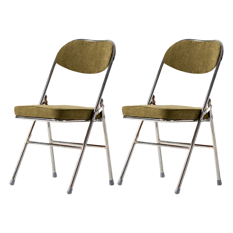 Scandinavian Open Back Velvet Side Chair Matte Finish Folding Dining Chairs Pea Green 2 Piece Set Clearhalo ' kitchen&dining_furn' 'Dining Chairs' 'Dining Tables & Seating' 'dining_chair' 'furn' 'furn_dining_chair' 'Furniture' 'furniture_dining_chair' 'Kitchen & Dining Furniture' 'kitchen' 4103549