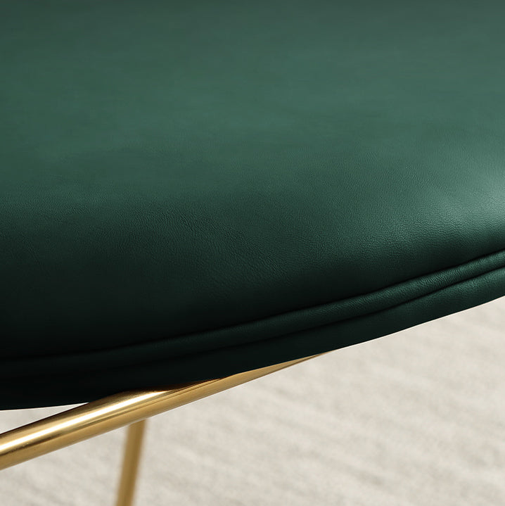 Modern Style Indoor Arm Chair Open Back Metal Upholstered Single Dining Room Chair Clearhalo ' kitchen&dining_furn' 'Dining Chairs' 'Dining Tables & Seating' 'dining_chair' 'furn' 'furn_dining_chair' 'Furniture' 'furniture_dining_chair' 'Kitchen & Dining Furniture' 'kitchen' 4103576