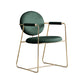 Modern Style Indoor Arm Chair Open Back Metal Upholstered Single Dining Room Chair Clearhalo ' kitchen&dining_furn' 'Dining Chairs' 'Dining Tables & Seating' 'dining_chair' 'furn' 'furn_dining_chair' 'Furniture' 'furniture_dining_chair' 'Kitchen & Dining Furniture' 'kitchen' 4103578