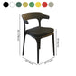 Glam Style Dining Chairs Plastic Kitchen Dining Armless Side Chairs (Set of 4) Clearhalo ' kitchen&dining_furn' 'Dining Chairs' 'Dining Tables & Seating' 'dining_chair' 'furn' 'furn_dining_chair' 'Furniture' 'furniture_dining_chair' 'Kitchen & Dining Furniture' 'kitchen' 4103598