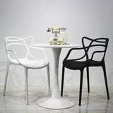 Glam Style Dining Chairs Plastic Kitchen Dining Arm Side Chairs (Set of 4) Clearhalo ' kitchen&dining_furn' 'Dining Chairs' 'Dining Tables & Seating' 'dining_chair' 'furn' 'furn_dining_chair' 'Furniture' 'furniture_dining_chair' 'Kitchen & Dining Furniture' 'kitchen' 4103602