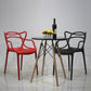 Glam Style Dining Chairs Plastic Kitchen Dining Arm Side Chairs (Set of 4) Clearhalo ' kitchen&dining_furn' 'Dining Chairs' 'Dining Tables & Seating' 'dining_chair' 'furn' 'furn_dining_chair' 'Furniture' 'furniture_dining_chair' 'Kitchen & Dining Furniture' 'kitchen' 4103604