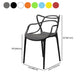 Glam Style Dining Chairs Plastic Kitchen Dining Arm Side Chairs (Set of 4) Clearhalo ' kitchen&dining_furn' 'Dining Chairs' 'Dining Tables & Seating' 'dining_chair' 'furn' 'furn_dining_chair' 'Furniture' 'furniture_dining_chair' 'Kitchen & Dining Furniture' 'kitchen' 4103616