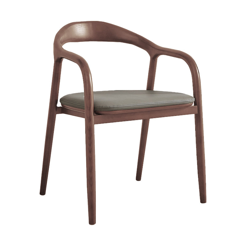 Traditional Style Ash Wood Chair Kitchen Dining Open Back Arm Chairs Set Grey 1 Piece Clearhalo ' kitchen&dining_furn' 'Dining Chairs' 'Dining Tables & Seating' 'dining_chair' 'furn' 'furn_dining_chair' 'Furniture' 'furniture_dining_chair' 'Kitchen & Dining Furniture' 'kitchen' 4103630