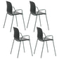 Stackable Dining Arm Chairs Indoor Armchairs with Metal Legs (Set of 4) Green Upholstered Clearhalo ' kitchen&dining_furn' 'Dining Chairs' 'Dining Tables & Seating' 'dining_chair' 'furn' 'furn_dining_chair' 'Furniture' 'furniture_dining_chair' 'Kitchen & Dining Furniture' 'kitchen' 4103685