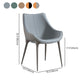 Contemporary Style Dining Side Chairs Kitchen Arm Side Chair with Metal Legs (Set of 2) Clearhalo ' kitchen&dining_furn' 'Dining Chairs' 'Dining Tables & Seating' 'dining_chair' 'furn' 'furn_dining_chair' 'Furniture' 'furniture_dining_chair' 'Kitchen & Dining Furniture' 'kitchen' 4103704