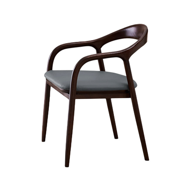 Traditional Style Ash Wood Chair Open Back Arm Dining Kitchen Chairs Set Grey 1 Piece Clearhalo ' kitchen&dining_furn' 'Dining Chairs' 'Dining Tables & Seating' 'dining_chair' 'furn' 'furn_dining_chair' 'Furniture' 'furniture_dining_chair' 'Kitchen & Dining Furniture' 'kitchen' 4103706