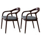 Traditional Style Ash Wood Chair Open Back Arm Dining Kitchen Chairs Set Grey 2 Piece Set Clearhalo ' kitchen&dining_furn' 'Dining Chairs' 'Dining Tables & Seating' 'dining_chair' 'furn' 'furn_dining_chair' 'Furniture' 'furniture_dining_chair' 'Kitchen & Dining Furniture' 'kitchen' 4103707