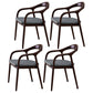 Traditional Style Ash Wood Chair Open Back Arm Dining Kitchen Chairs Set Grey 4 Piece Set Clearhalo ' kitchen&dining_furn' 'Dining Chairs' 'Dining Tables & Seating' 'dining_chair' 'furn' 'furn_dining_chair' 'Furniture' 'furniture_dining_chair' 'Kitchen & Dining Furniture' 'kitchen' 4103710