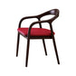 Traditional Style Ash Wood Chair Open Back Arm Dining Kitchen Chairs Set Red 1 Piece Clearhalo ' kitchen&dining_furn' 'Dining Chairs' 'Dining Tables & Seating' 'dining_chair' 'furn' 'furn_dining_chair' 'Furniture' 'furniture_dining_chair' 'Kitchen & Dining Furniture' 'kitchen' 4103711