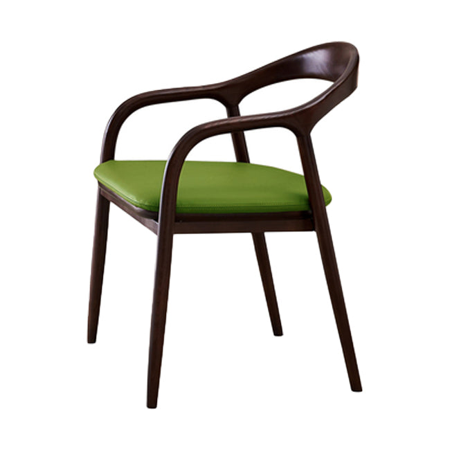 Traditional Style Ash Wood Chair Open Back Arm Dining Kitchen Chairs Set Green 1 Piece Clearhalo ' kitchen&dining_furn' 'Dining Chairs' 'Dining Tables & Seating' 'dining_chair' 'furn' 'furn_dining_chair' 'Furniture' 'furniture_dining_chair' 'Kitchen & Dining Furniture' 'kitchen' 4103729