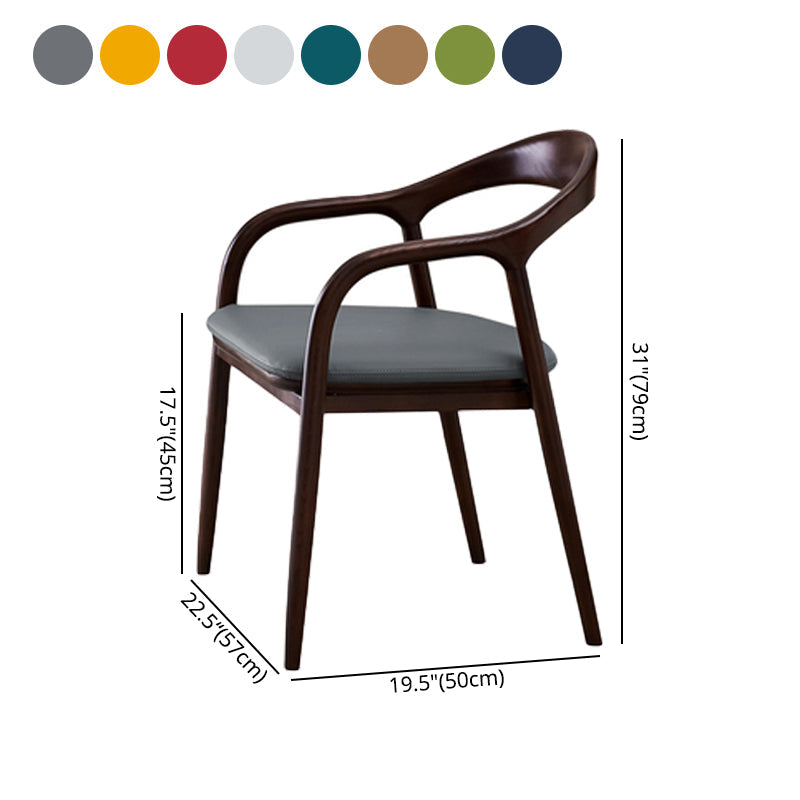 Traditional Style Ash Wood Chair Open Back Arm Dining Kitchen Chairs Set Clearhalo ' kitchen&dining_furn' 'Dining Chairs' 'Dining Tables & Seating' 'dining_chair' 'furn' 'furn_dining_chair' 'Furniture' 'furniture_dining_chair' 'Kitchen & Dining Furniture' 'kitchen' 4103738