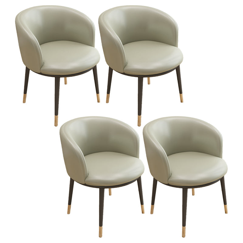 Scandinavian Side Chair Indoor Parsons Back Metal Upholstered Dining Room Chair Grey 4 Piece Set Brass Gold Clearhalo ' kitchen&dining_furn' 'Dining Chairs' 'Dining Tables & Seating' 'dining_chair' 'furn' 'furn_dining_chair' 'Furniture' 'furniture_dining_chair' 'Kitchen & Dining Furniture' 'kitchen' 4103767