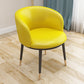Scandinavian Side Chair Indoor Parsons Back Metal Upholstered Dining Room Chair Yellow 1 Piece Brass Gold Clearhalo ' kitchen&dining_furn' 'Dining Chairs' 'Dining Tables & Seating' 'dining_chair' 'furn' 'furn_dining_chair' 'Furniture' 'furniture_dining_chair' 'Kitchen & Dining Furniture' 'kitchen' 4103778