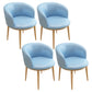 Scandinavian Side Chair Indoor Parsons Back Metal Upholstered Dining Room Chair Sky Blue 4 Piece Set Natural Wood Clearhalo ' kitchen&dining_furn' 'Dining Chairs' 'Dining Tables & Seating' 'dining_chair' 'furn' 'furn_dining_chair' 'Furniture' 'furniture_dining_chair' 'Kitchen & Dining Furniture' 'kitchen' 4103789