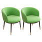 Scandinavian Side Chair Indoor Parsons Back Metal Upholstered Dining Room Chair Green 2 Piece Set Brass Gold Clearhalo ' kitchen&dining_furn' 'Dining Chairs' 'Dining Tables & Seating' 'dining_chair' 'furn' 'furn_dining_chair' 'Furniture' 'furniture_dining_chair' 'Kitchen & Dining Furniture' 'kitchen' 4103790
