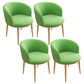 Scandinavian Side Chair Indoor Parsons Back Metal Upholstered Dining Room Chair Green 4 Piece Set Natural Wood Clearhalo ' kitchen&dining_furn' 'Dining Chairs' 'Dining Tables & Seating' 'dining_chair' 'furn' 'furn_dining_chair' 'Furniture' 'furniture_dining_chair' 'Kitchen & Dining Furniture' 'kitchen' 4103794