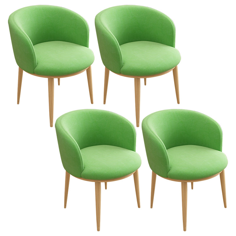 Scandinavian Side Chair Indoor Parsons Back Metal Upholstered Dining Room Chair Green 4 Piece Set Natural Wood Clearhalo ' kitchen&dining_furn' 'Dining Chairs' 'Dining Tables & Seating' 'dining_chair' 'furn' 'furn_dining_chair' 'Furniture' 'furniture_dining_chair' 'Kitchen & Dining Furniture' 'kitchen' 4103794
