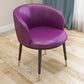 Scandinavian Side Chair Indoor Parsons Back Metal Upholstered Dining Room Chair Purple 1 Piece Brass Gold Clearhalo ' kitchen&dining_furn' 'Dining Chairs' 'Dining Tables & Seating' 'dining_chair' 'furn' 'furn_dining_chair' 'Furniture' 'furniture_dining_chair' 'Kitchen & Dining Furniture' 'kitchen' 4103795