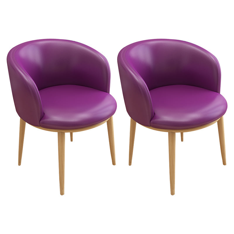 Scandinavian Side Chair Indoor Parsons Back Metal Upholstered Dining Room Chair Purple 2 Piece Set Natural Wood Clearhalo ' kitchen&dining_furn' 'Dining Chairs' 'Dining Tables & Seating' 'dining_chair' 'furn' 'furn_dining_chair' 'Furniture' 'furniture_dining_chair' 'Kitchen & Dining Furniture' 'kitchen' 4103799