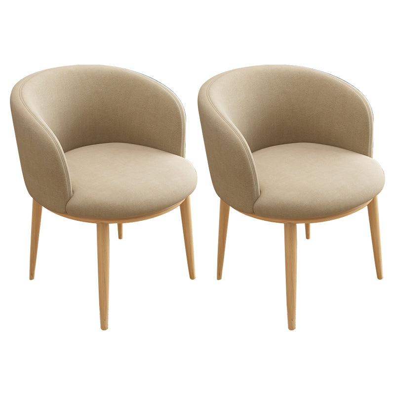 Scandinavian Side Chair Indoor Parsons Back Metal Upholstered Dining Room Chair Khaki 2 Piece Set Natural Wood Clearhalo ' kitchen&dining_furn' 'Dining Chairs' 'Dining Tables & Seating' 'dining_chair' 'furn' 'furn_dining_chair' 'Furniture' 'furniture_dining_chair' 'Kitchen & Dining Furniture' 'kitchen' 4103811