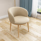 Scandinavian Side Chair Indoor Parsons Back Metal Upholstered Dining Room Chair Apricot 1 Piece Natural Wood Clearhalo ' kitchen&dining_furn' 'Dining Chairs' 'Dining Tables & Seating' 'dining_chair' 'furn' 'furn_dining_chair' 'Furniture' 'furniture_dining_chair' 'Kitchen & Dining Furniture' 'kitchen' 4103819