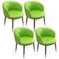 Scandinavian Side Chair Indoor Parsons Back Metal Upholstered Dining Room Chair Fluorescent Green 4 Piece Set Brass Gold Clearhalo ' kitchen&dining_furn' 'Dining Chairs' 'Dining Tables & Seating' 'dining_chair' 'furn' 'furn_dining_chair' 'Furniture' 'furniture_dining_chair' 'Kitchen & Dining Furniture' 'kitchen' 4103824