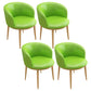 Scandinavian Side Chair Indoor Parsons Back Metal Upholstered Dining Room Chair Fluorescent Green 4 Piece Set Natural Wood Clearhalo ' kitchen&dining_furn' 'Dining Chairs' 'Dining Tables & Seating' 'dining_chair' 'furn' 'furn_dining_chair' 'Furniture' 'furniture_dining_chair' 'Kitchen & Dining Furniture' 'kitchen' 4103827