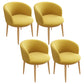 Scandinavian Side Chair Indoor Parsons Back Metal Upholstered Dining Room Chair Ginger 4 Piece Set Natural Wood Clearhalo ' kitchen&dining_furn' 'Dining Chairs' 'Dining Tables & Seating' 'dining_chair' 'furn' 'furn_dining_chair' 'Furniture' 'furniture_dining_chair' 'Kitchen & Dining Furniture' 'kitchen' 4103833