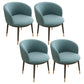 Scandinavian Side Chair Indoor Parsons Back Metal Upholstered Dining Room Chair Navy 4 Piece Set Brass Gold Clearhalo ' kitchen&dining_furn' 'Dining Chairs' 'Dining Tables & Seating' 'dining_chair' 'furn' 'furn_dining_chair' 'Furniture' 'furniture_dining_chair' 'Kitchen & Dining Furniture' 'kitchen' 4103835