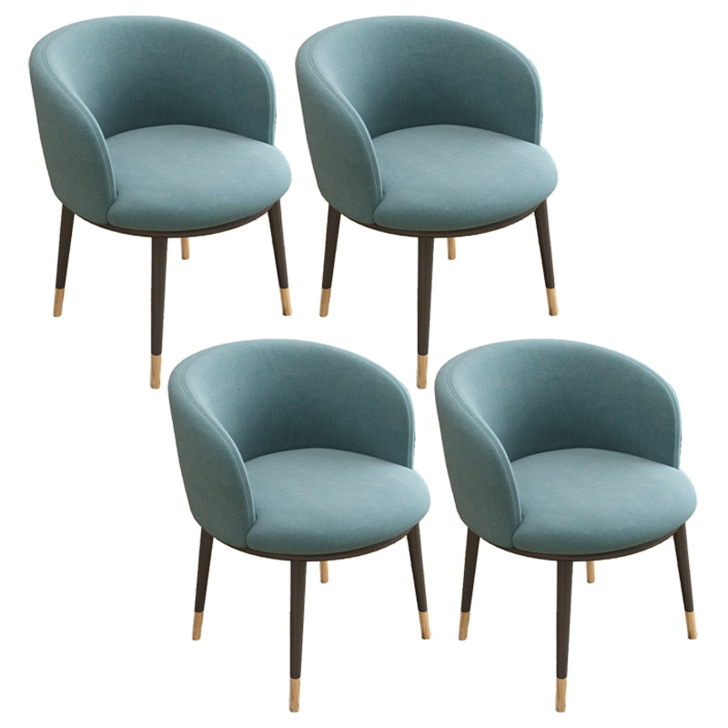 Scandinavian Side Chair Indoor Parsons Back Metal Upholstered Dining Room Chair Navy 4 Piece Set Brass Gold Clearhalo ' kitchen&dining_furn' 'Dining Chairs' 'Dining Tables & Seating' 'dining_chair' 'furn' 'furn_dining_chair' 'Furniture' 'furniture_dining_chair' 'Kitchen & Dining Furniture' 'kitchen' 4103835