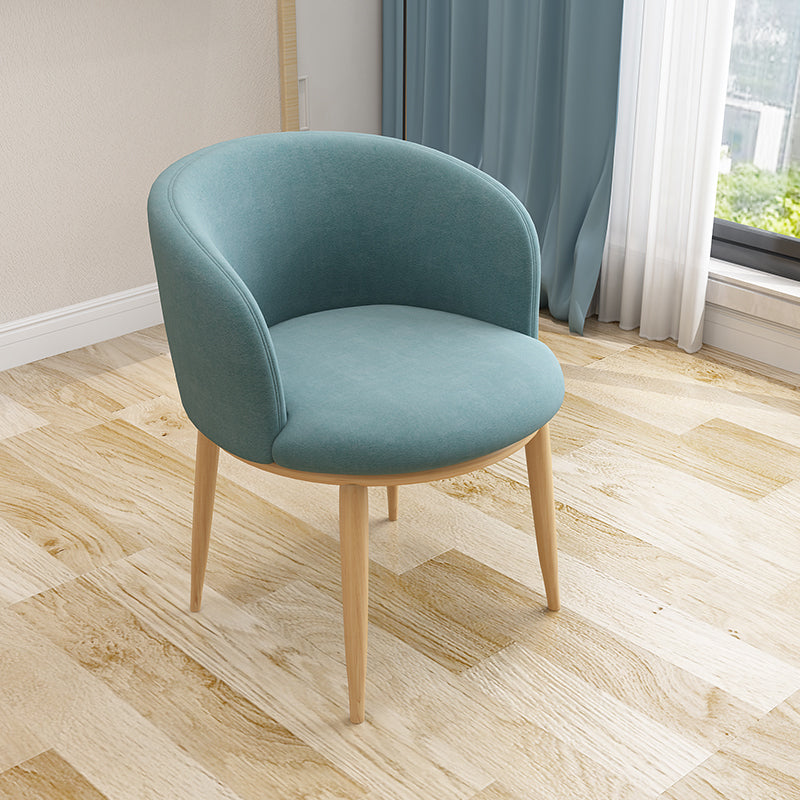 Scandinavian Side Chair Indoor Parsons Back Metal Upholstered Dining Room Chair Navy 1 Piece Natural Wood Clearhalo ' kitchen&dining_furn' 'Dining Chairs' 'Dining Tables & Seating' 'dining_chair' 'furn' 'furn_dining_chair' 'Furniture' 'furniture_dining_chair' 'Kitchen & Dining Furniture' 'kitchen' 4103836