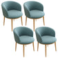Scandinavian Side Chair Indoor Parsons Back Metal Upholstered Dining Room Chair Navy 4 Piece Set Natural Wood Clearhalo ' kitchen&dining_furn' 'Dining Chairs' 'Dining Tables & Seating' 'dining_chair' 'furn' 'furn_dining_chair' 'Furniture' 'furniture_dining_chair' 'Kitchen & Dining Furniture' 'kitchen' 4103838